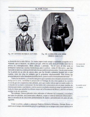 LAMINA V25392: A. Huneeus y Almirante L. Uribe Orrego