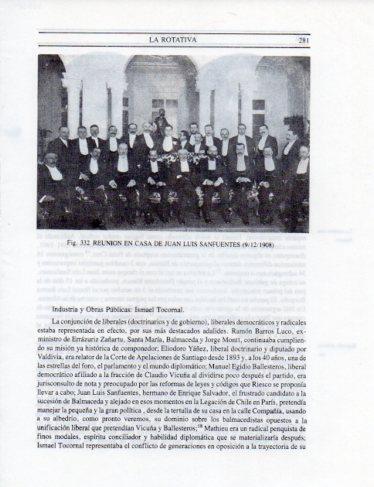 LAMINA V25384: Reunion en casa de Juan L. Sanfuentes 1908