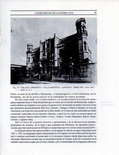 LAMINA V25276: Palacio Urmeneta en Santiago de Chile