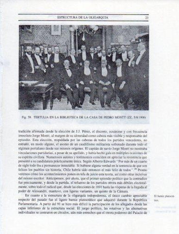 LAMINA V25278: Tertulia en casa de Pedro Montt 1906