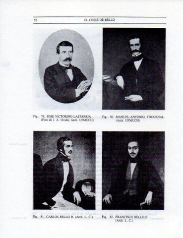 LAMINA V25287: Jose V. Lastarria y Manuel A. Tocornal