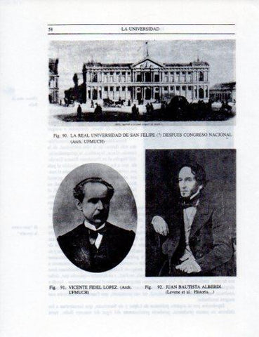 LAMINA V25290: Real Universidad de San Felipe, Chile