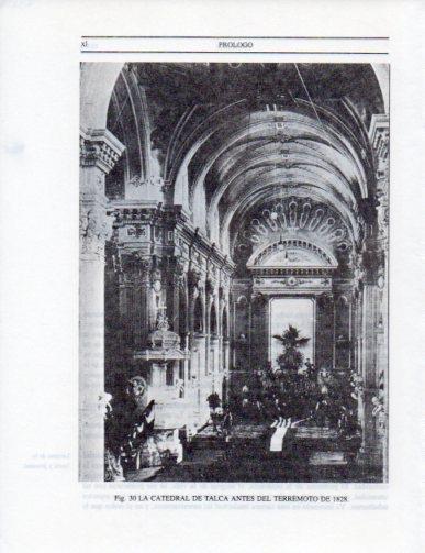 LAMINA V25264: Catedral de Talca antes de 1828, Chile