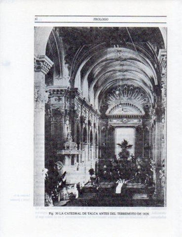 LAMINA V25264: Catedral de Talca antes de 1828, Chile