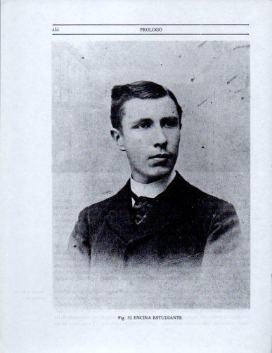 LAMINA V25265: Francisco A. Encina estudiante