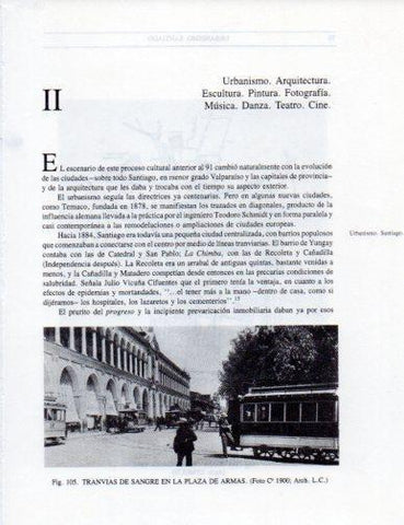 LAMINA V25294: Tranvias de Sangre en Plaza de Armas, Santiago