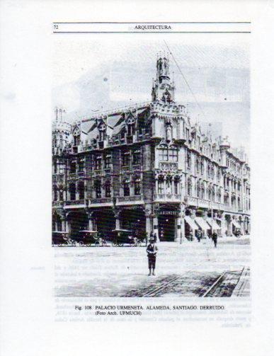 LAMINA V25295: Palacio Urmeneta, Santiago de Chile