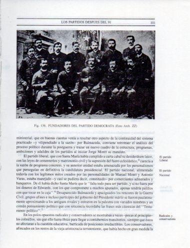 LAMINA V25307: Fundadores del Partido Democrata, Chile
