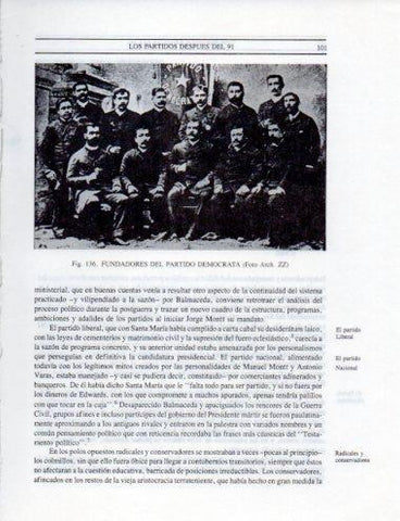 LAMINA V25307: Fundadores del Partido Democrata, Chile