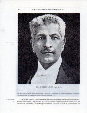 LAMINA V25412: Pedro Montt primer plano