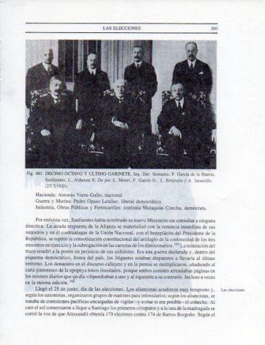 LAMINA V25520: Decimo octavo Gabinete de Sanfuentes