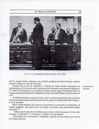 LAMINA V25526: Transmision del manda en Chile 1920
