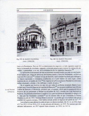 LAMINA V25527: Banco Nacional y Banco italiano en Santiago