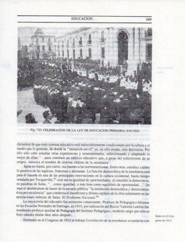 LAMINA V25555: Celebracion de la Ley de Educacion 1920 en Chile