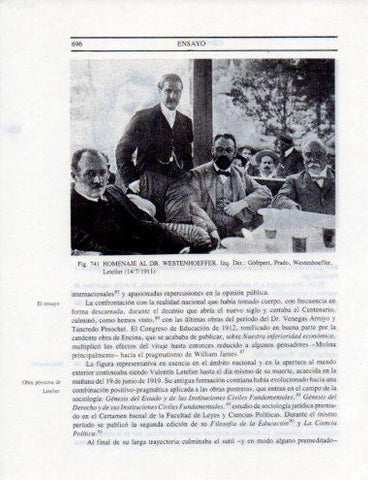 LAMINA V25558: Homenaje al Dr. Westenhoeffer en 1911