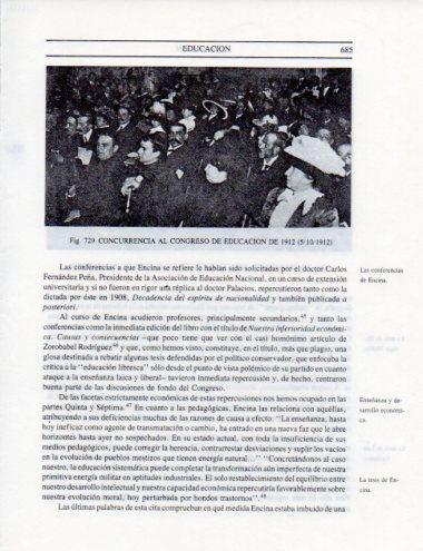 LAMINA V25553: Congreso de Educacion en Santiago de 1912