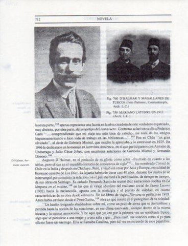 LAMINA V25566: D'Halmar y Mariano Latorre