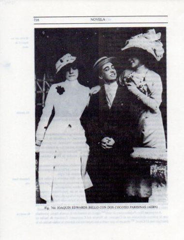 LAMINA V25568: J. Edwards Bello con dos cocotes de Paris 