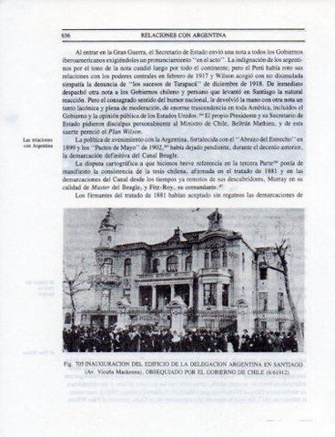 LAMINA V25541: Edificio de la Delegacion Argentina en Santiago inaguracion
