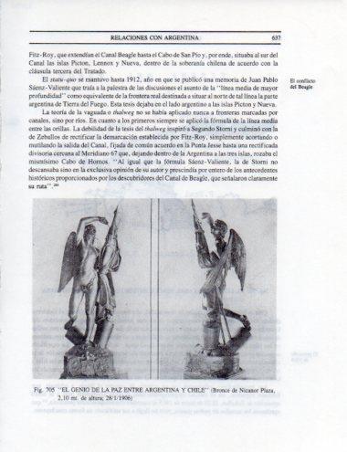 LAMINA V25542: Genio de la paz entre Argentina y Chile por Nicanor Plaza