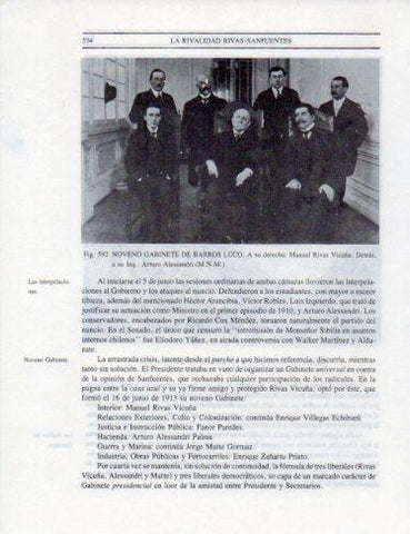 LAMINA V25490: Noveno Gabinete de Barros Luco