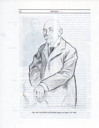 LAMINA V25440: Valentin Letelier dibujo por Marin