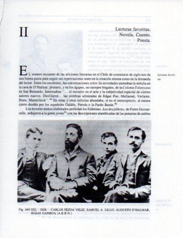 LAMINA V25443: D'Halmar, Samuel A. Lillo y I. Gamboa