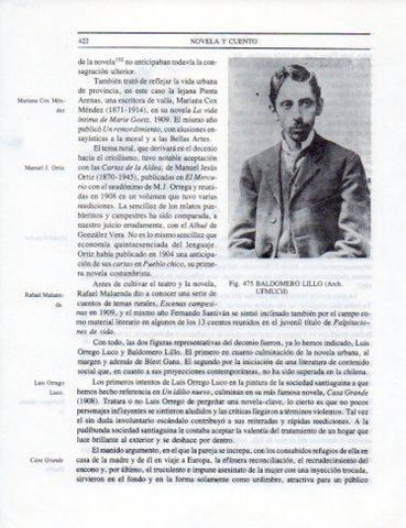 LAMINA V25445: Baldomero Lillo