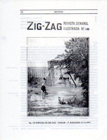 LAMINA V25430: Portada revista Zig-Zag Diciembre 1907