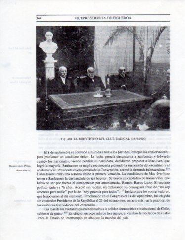 LAMINA V25414: Directorio del Club Radical de Chile
