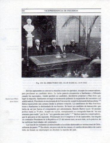 LAMINA V25414: Directorio del Club Radical de Chile