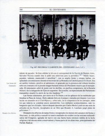LAMINA V25415: Figueroa y el Gabinete del Centenario