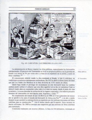 LAMINA V25421: Las emisiones caricatura, Chile