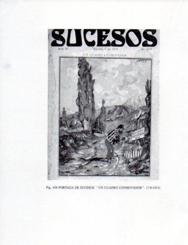 LAMINA V25429: Portada revista Sucesos agosto 1913