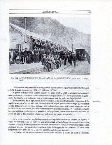 LAMINA V25422: Inaguracion del Transandino en Rio Blanco mayo 1910