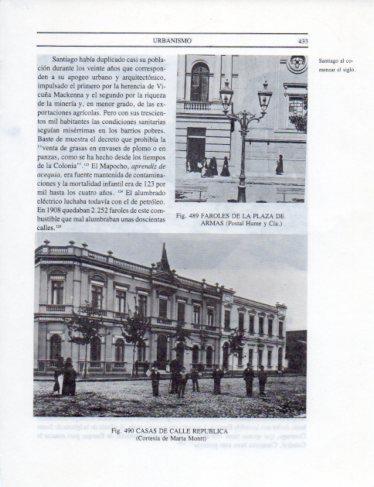 LAMINA V25451: Casas de calle Republica en Santiago