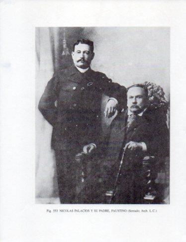 LAMINA V25475: Nicolas Palacios y su padre