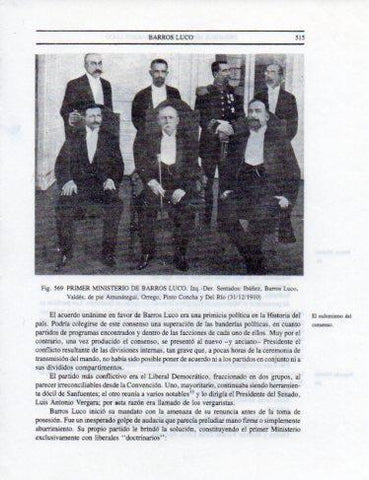 LAMINA V25481: Primer Ministerio de Barros Luco