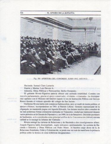 LAMINA V25486: Apertura del Congreso de Chile en 1912