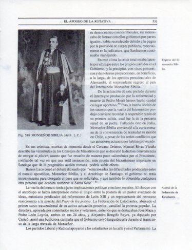 LAMINA V25489: Monseñor Sibilia