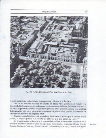 LAMINA V25454: Vista aerea Plaza de Armas de Santiago