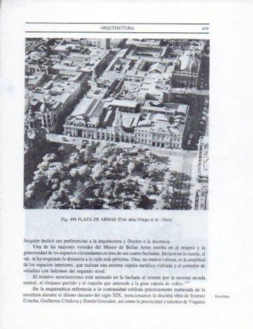 LAMINA V25454: Vista aerea Plaza de Armas de Santiago
