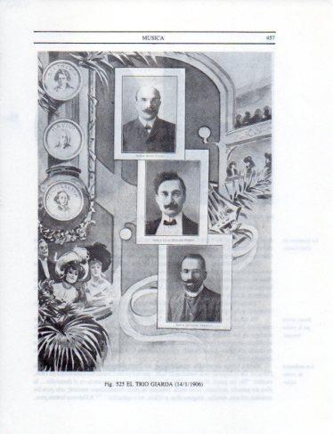 LAMINA V25463: El trio Giarda