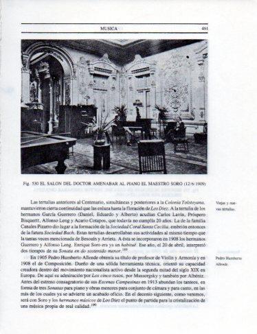 LAMINA V25465: Maestro Soro en el Salon del doctor Amenabar