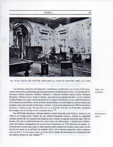 LAMINA V25465: Maestro Soro en el Salon del doctor Amenabar