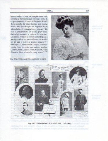 LAMINA V25468: Temporada lirica de 1909 en Santiago