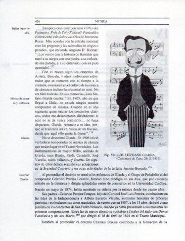LAMINA V25462: L. Stephano Giarda caricatura por Caro