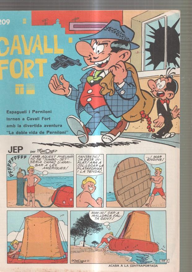 Revista: Cavall Fort num 209, 1971: Jep- allo que passa- Els bruixots de Kibor- El