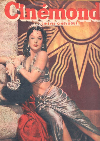 Revista Cinemonde num. 827: Samson et Dalila, film raconte et couleurs - Portada: Hedy Lamarr troublante Dalila. Contraportada: Samson et Dalila, Hedy Lamarr, Victor Mature, George Sanders