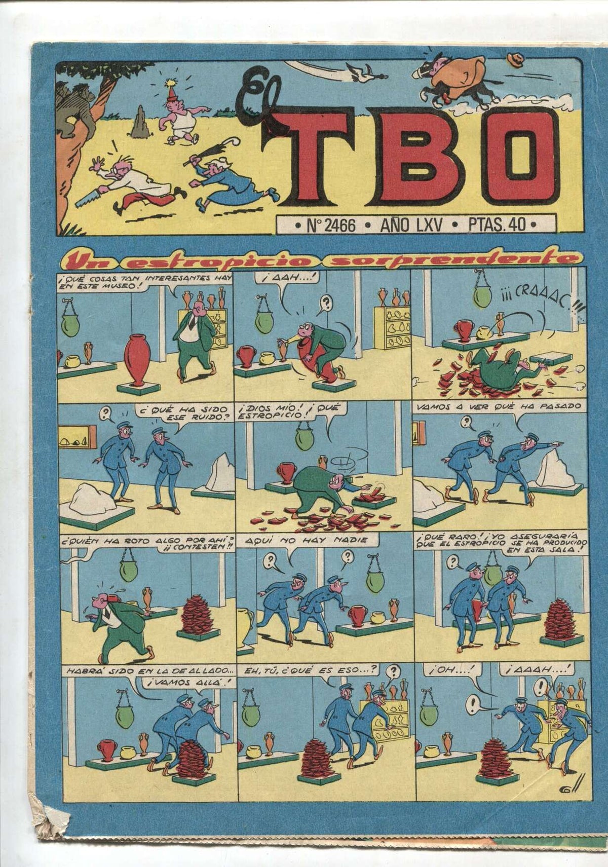 TBO 2000 numero 2466: poster central dedicado a Babali